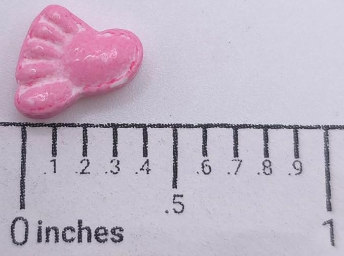NCS Pink and White Baby Feet Edible Candy Sprinkles, 8 ounces