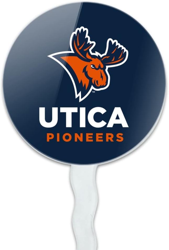 Utica University Primary Logo Cupcake Picks Toppers Decoration Set of 6