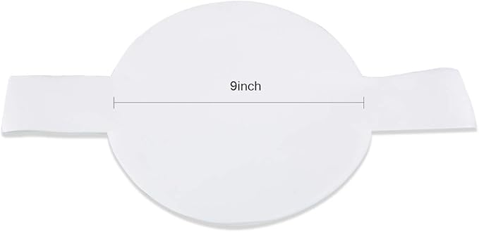 100 PCS Precut Circle Cake Pan Liners Rounds, 9 Inch Non Stick Parchment Paper Sheets for Baking Cakes,Dutch Oven, Air Fryer with Easy Lift Tabs (White)