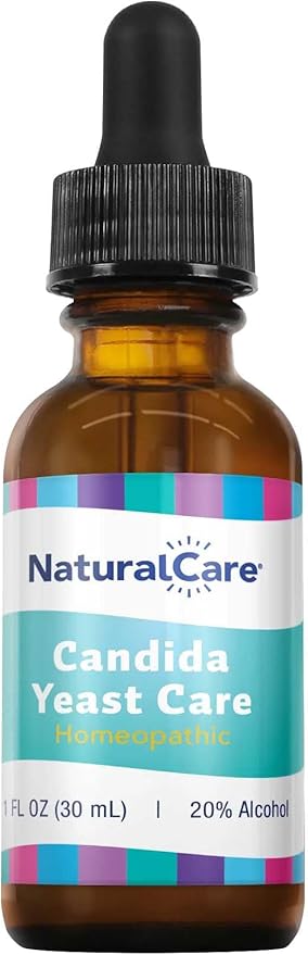 NaturalCare Candida Yeast Care, Homeopathic Liquid Drops, 1 fl. oz