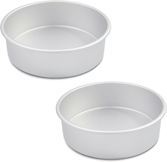 9×3 round Cake Pans Set of 2,Aluminum cake tin baing pan for birthday cake party (9×3 round Cake Pans,Set of 2)