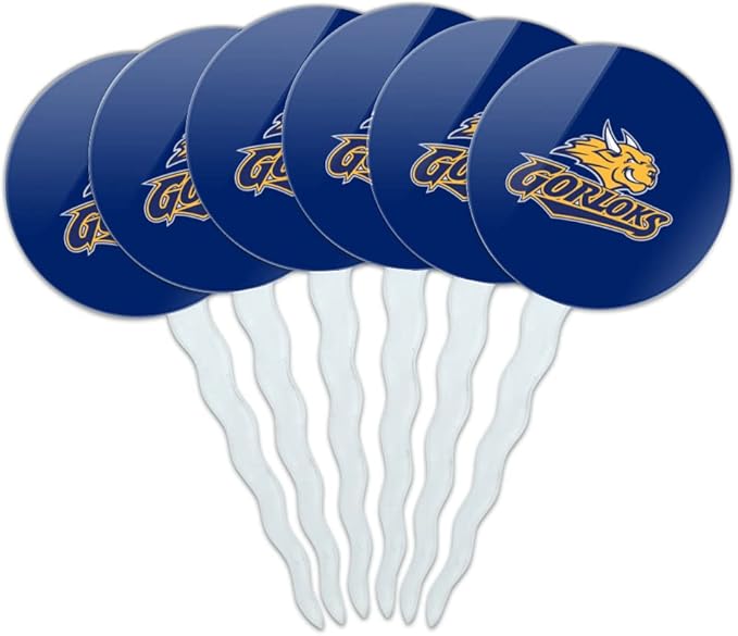Webster University Primary Logo Cupcake Picks Toppers Decoration Set of 6