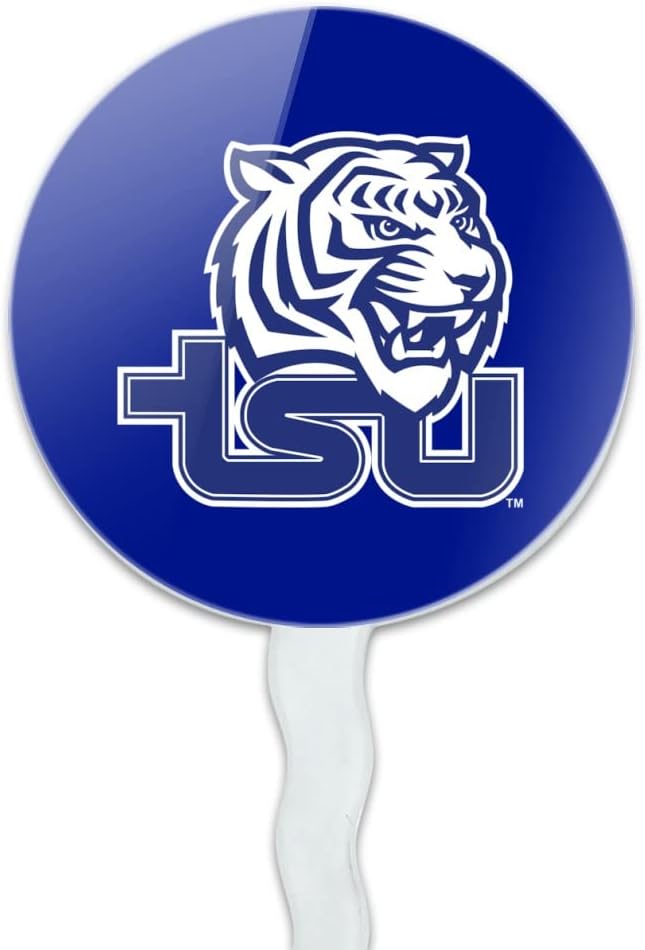 Tennessee State University Primary Logo Cupcake Picks Toppers Decoration Set of 6