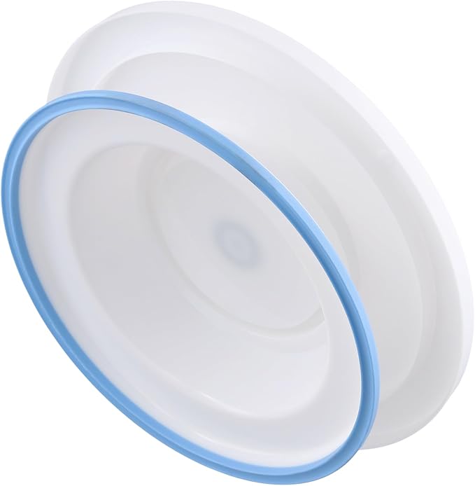 2 Pack 11 Inch Rotating Cake Turntable for Decorating, Smooth Cake Revolving Spinner Stand, Cake Stand for Baking Decorating Display