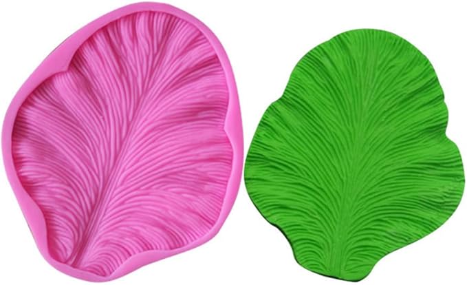 Leaf Silicone Mold Rose Flower Fondant Molds DIY Cake Decorating Tools Sugarcraft Candy Resin Clay Chocolate Gumpaste Moulds (6PCS/lot)