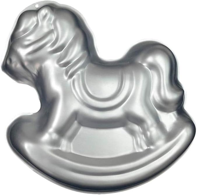 Ulalaza Aluminum Cake Mold 3D Trojan Shape Baking Pan DIY Birthday Cake Mould Kitchen Supplies