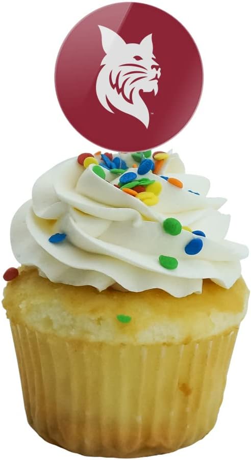 Bates College Primary Logo Cupcake Picks Toppers Decoration Set of 6