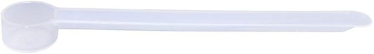 Plastic Measuring Scoop, (1.25 cc | 1/4 teaspoon | 1.25 mL) Long Handle Spoons for Powders, Granules, Coffee, Pet Food, Baking Supplies, Protein and Other Dry Goods, BPA Free (Set of 100)