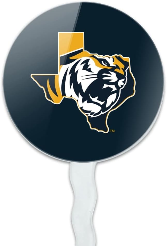 East Texas Baptist University Primary Logo Cupcake Picks Toppers Decoration Set of 6