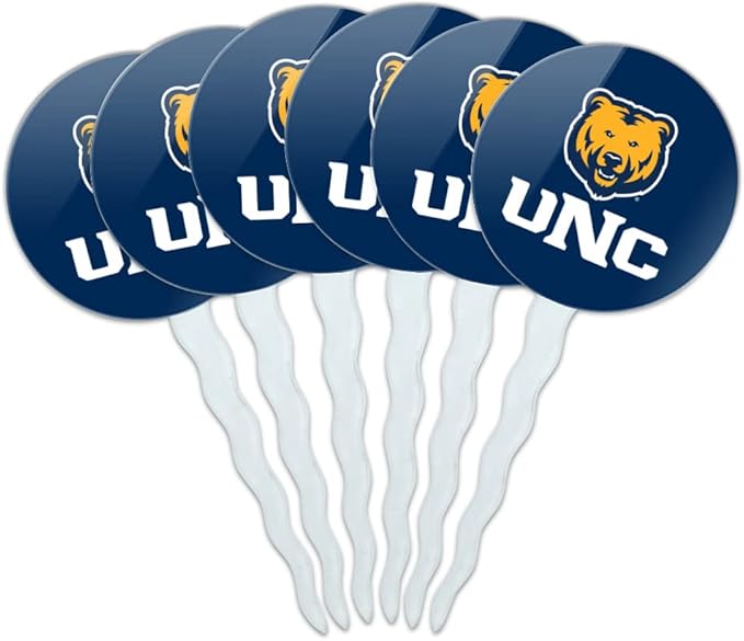 Northern Colorado Primary Logo Cupcake Picks Toppers Decoration Set of 6