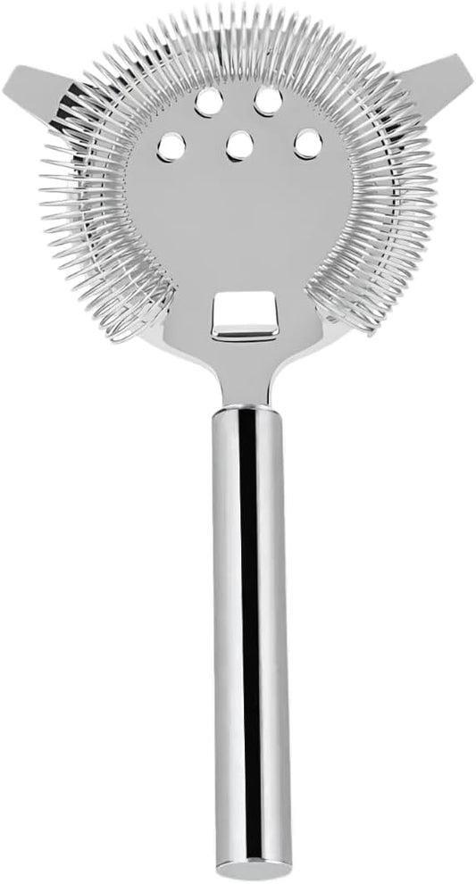Cocktail Strainer - Stainless Steel Hawthorne Strainer With Handle - Bar Strainer With High Density Spring - Drink Strainer For Cocktails Great For Home Bar Or Professional Bartenders