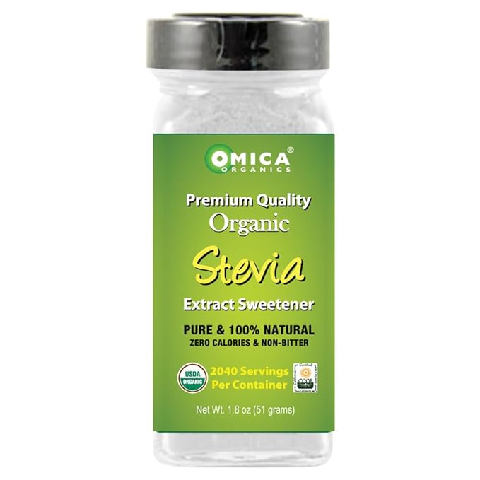 Omica Organics Stevia Extract Sweetener Powder (1.7 oz)