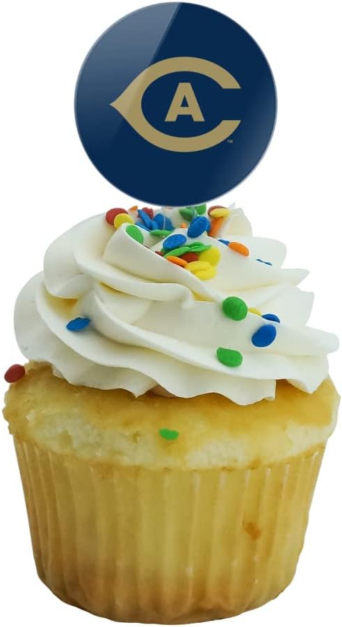 UC Davis Primary Logo Cupcake Picks Toppers Decoration Set of 6