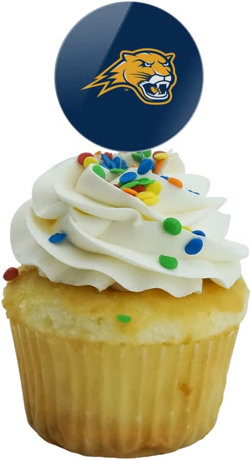 Averett University Primary Logo Cupcake Picks Toppers Decoration Set of 6