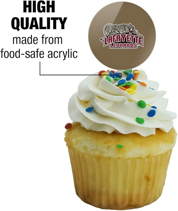 Lafayette Primary Logo Cupcake Picks Toppers Decoration Set of 6