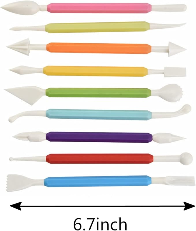 13PCS DIY Fondant Tool, Cake Decorating Hand Tool, Gum Paste Modeling Tools