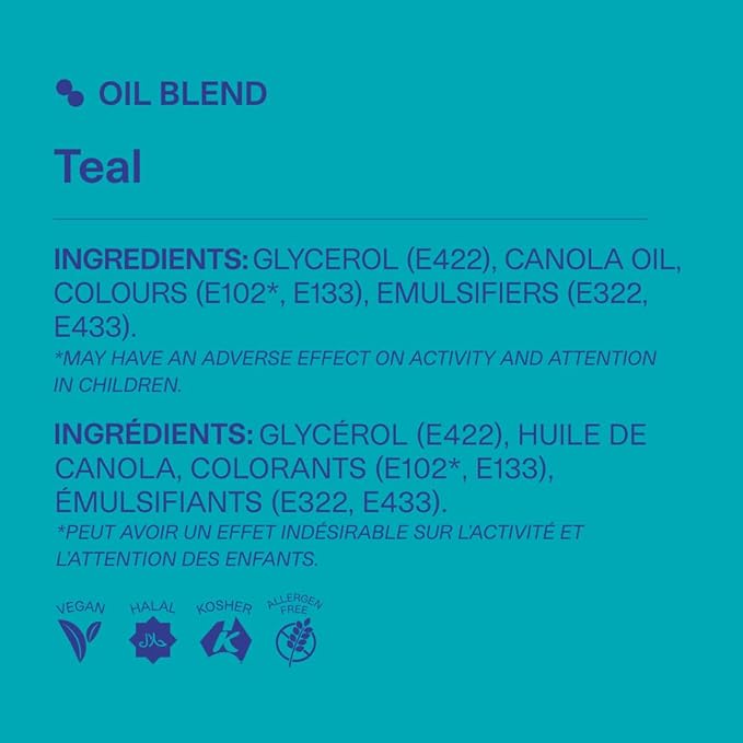 Colour Mill Oil-Based Food Coloring, 20 Milliliters (Teal)