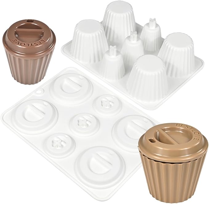 mostsom Cylinder Cup Shape Mousse Cake Mold For Making Chocolate Muffin Ice Shot Glass Mould Kitchen Baking Tool (D_ Curve Cup)