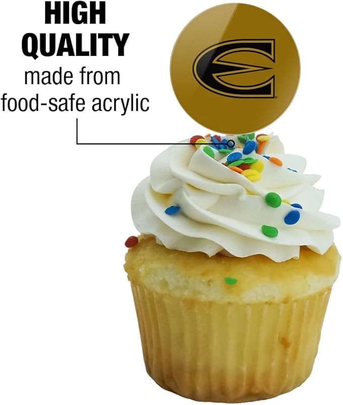 Emporia State University Primary Logo Cupcake Picks Toppers Decoration Set of 6