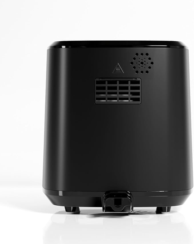 Emerson SmartVoice 5.3QT 6-in-1 Air Fryer, 1000+ Voice Control Commands, 100+ Recognized Food, No APP, No WIFI, No Setup, Nonstick Basket, Air Fry, Bake, Reheat, Dehydrate, 1500W