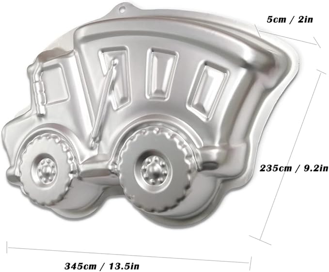 Truck Cake Pan, Car Shaped Birthday Cake Pan, 3D Aluminum Cake Decorating Molds Nonstick Baking Tools