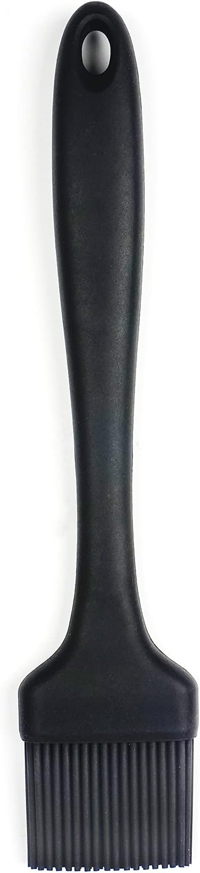 RSVP International (EBB-TQ) Silicone Basting Brush, Black, 8.75" | Gently Spreads Butter, Sauces, Marinades, & More | Dishwasher Safe & Heat Resistant | BBQ Grill, Baking, Preparing Meats