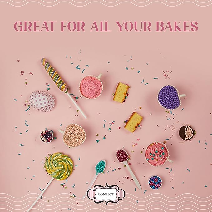 Confect Sprinkles for Christmas Cakes & Cupcakes Decoration | Birthday Sprinkles | Assorted Pack of 5 Wedding Glamour Pearl Sprinkles | Mix Dragees, Jimmies & Sparkling Sugar | Vegan, Gluten-Free, Soy-Free, Dairy-Free, Palm Oil-Free- 5 Oz