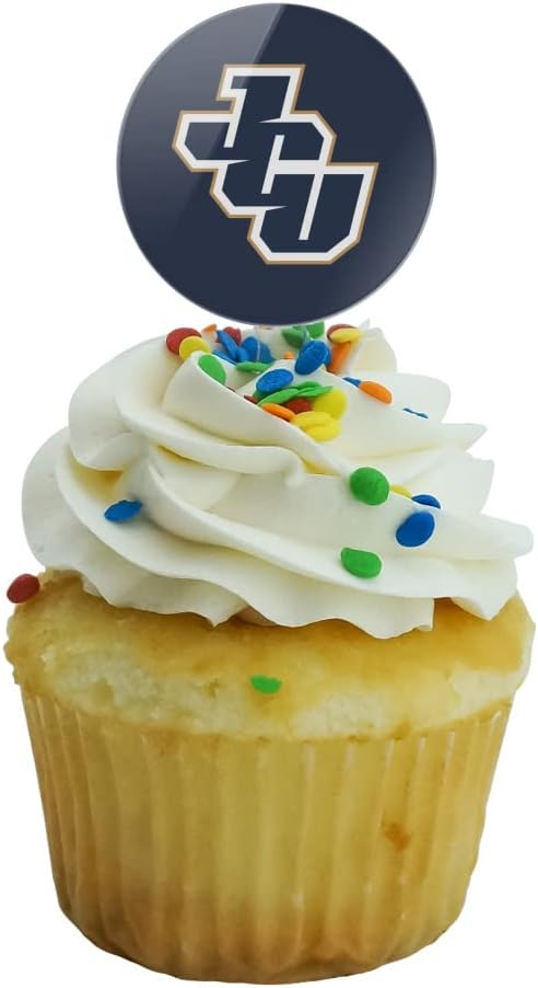GRAPHICS & MORE John Carroll University Primary Logo Cupcake Picks Toppers Decoration Set of 6