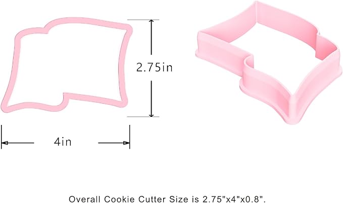 Cookie Cutter and Stencil Set Bundle Kit PYO Cookies Paint Your Own Diy Bakery Fondant Sugar Happy Birthday Wedding Baby Candle Kids Painting Coloring Pages Comb (USA Flag Set)