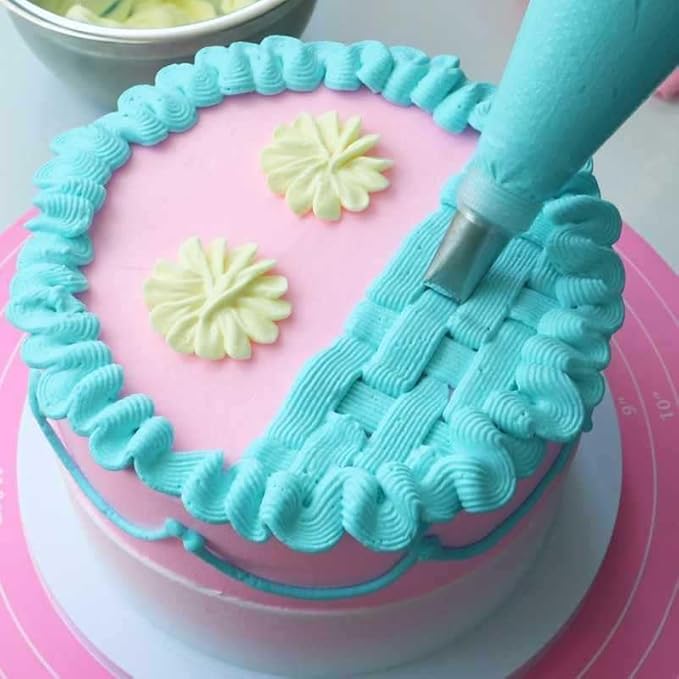 Cake Decorating Icing Tips Set, Crumb Coat Piping Tips, Professional Decorating Tools (Large#200)