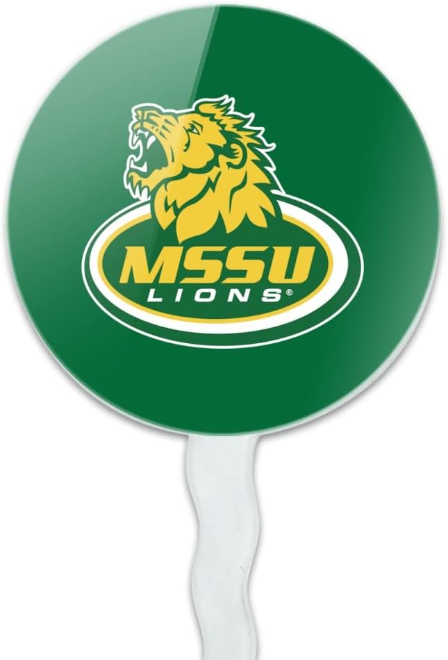 Missouri Southern State University Primary Logo Cupcake Picks Toppers Decoration Set of 6