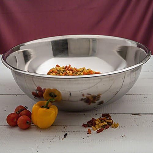 1 Heavy Duty Extra Large Stainless Steel Mixing Bowl - 30 Quarts