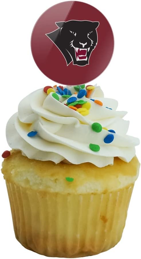 Florida Institute of Technology Primary Logo Cupcake Picks Toppers Decoration Set of 6