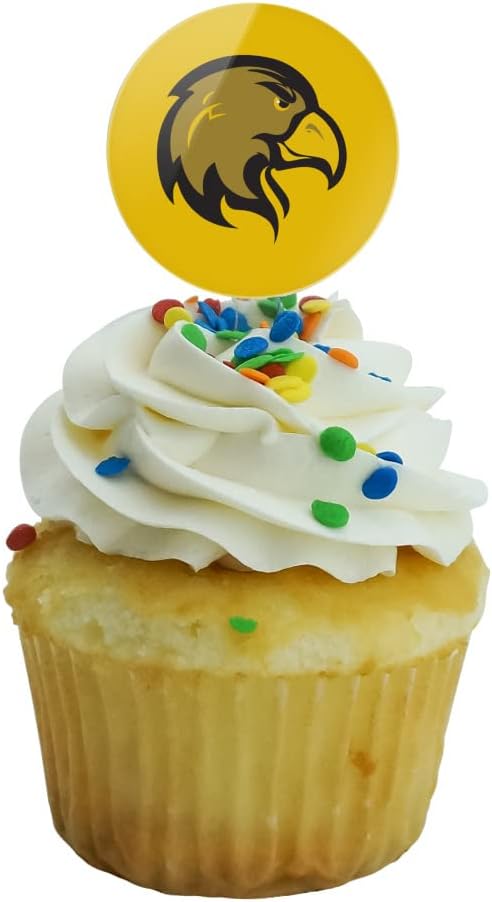 California State University Los Angeles Primary Logo Cupcake Picks Toppers Decoration Set of 6