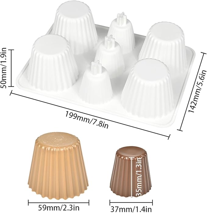 mostsom Cylinder Cup Shape Mousse Cake Mold For Making Chocolate Muffin Ice Shot Glass Mould Kitchen Baking Tool (D_ Curve Cup)