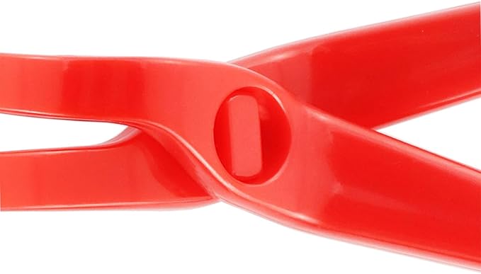 ZYAMY 3pcs ABS Plastic Cake Scissors Flower Fondant Decorating Cake Tool Flowers Lifter Cake Edge Scissors Clip Cream Transfer Confectionery Tool (Purple, Red, Blue)