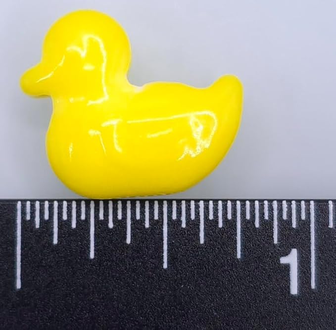 NCS Yellow Rubber Duck Shape Edible Candy Sprinkles, 8 ounces