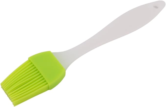uxcell Silicone Head Kitchen Heat Resistant Baking Basting Cooking Pastry Brush Green