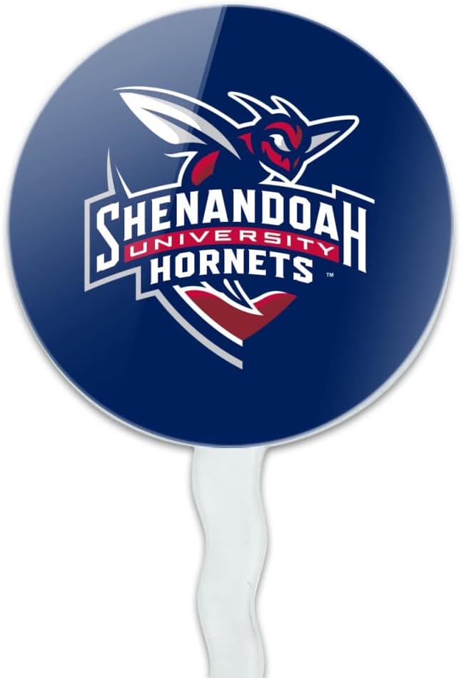 Shenandoah University Primary Logo Cupcake Picks Toppers Decoration Set of 6