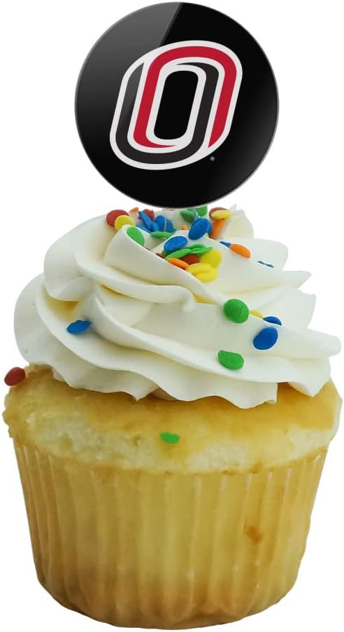 Omaha Primary Logo Cupcake Picks Toppers Decoration Set of 6