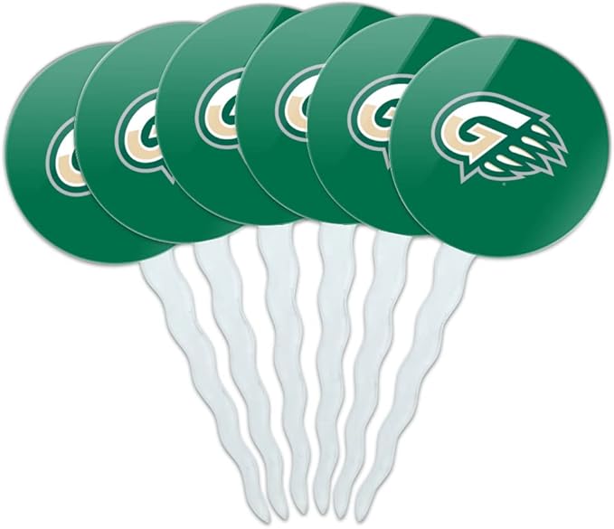 Georgia Gwinnett College Primary Logo Cupcake Picks Toppers Decoration Set of 6