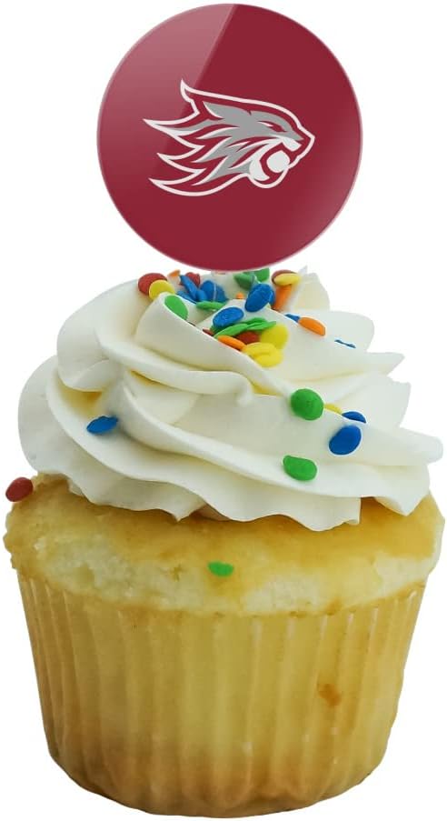 California State University Chico Primary Logo Cupcake Picks Toppers Decoration Set of 6