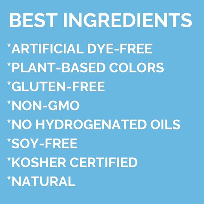 Color Kitchen White Sprinkles Natural Ingredients Baking Cake Decorations, Ice Cream, Cookie, Artificial Dye-free, Plant-Based Colors, Gluten-Free, Non-GMO, No Hydrogenated Oils, Soy-Free, Kosher, 2 LB