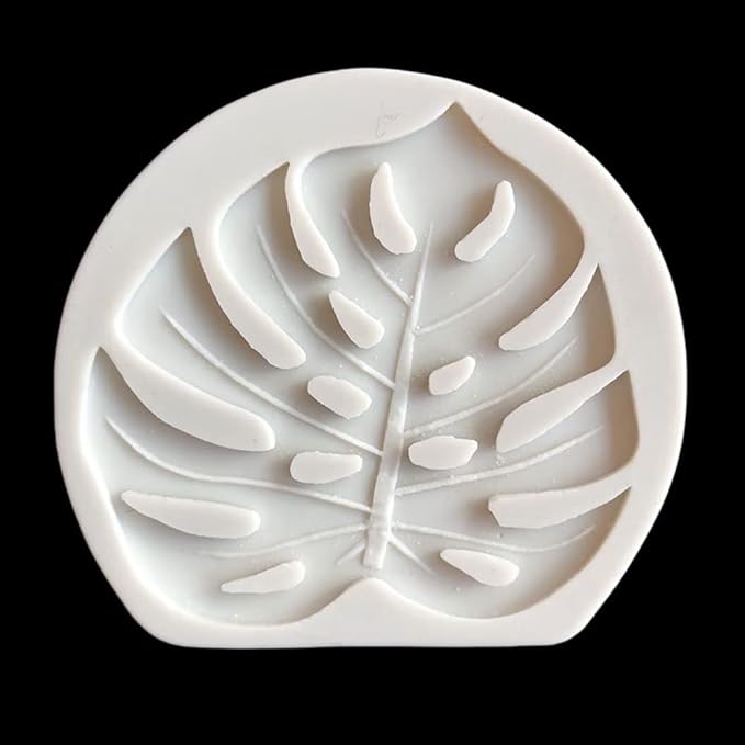 Leaf Silicone Mold Rose Flower Fondant Molds DIY Cake Decorating Tools Sugarcraft Candy Resin Clay Chocolate Gumpaste Moulds (2pcs(9 * 11cm,7.2 * 6.6cm))