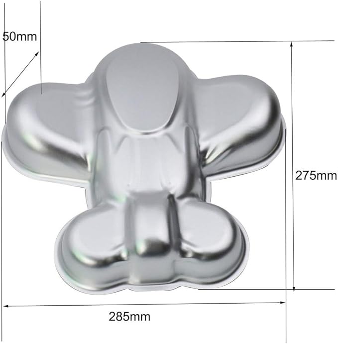 Ulalaza 3D Airplane Baking Pan Aluminum Cake Mold DIY Birthday Cake Mould Kitchen Supplies