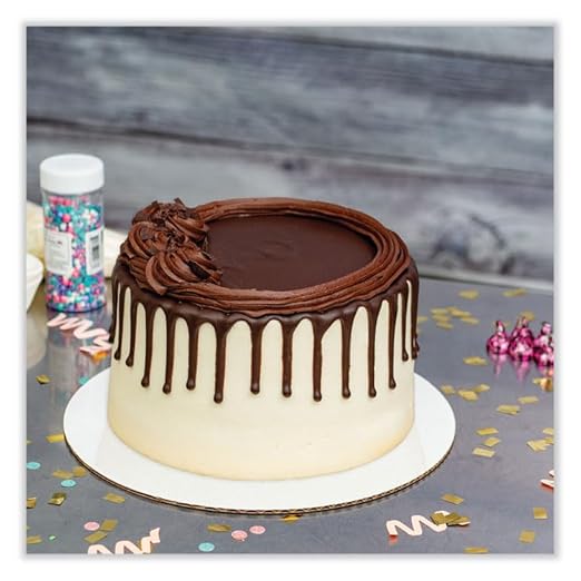 Southern Champion Tray 11225 14" Corrugated Single Wall Cake , Greaseproof, White (Case of 100)