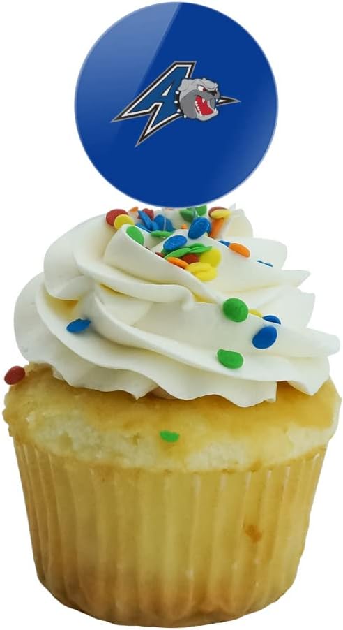 UNC Asheville Primary Logo Cupcake Picks Toppers Decoration Set of 6