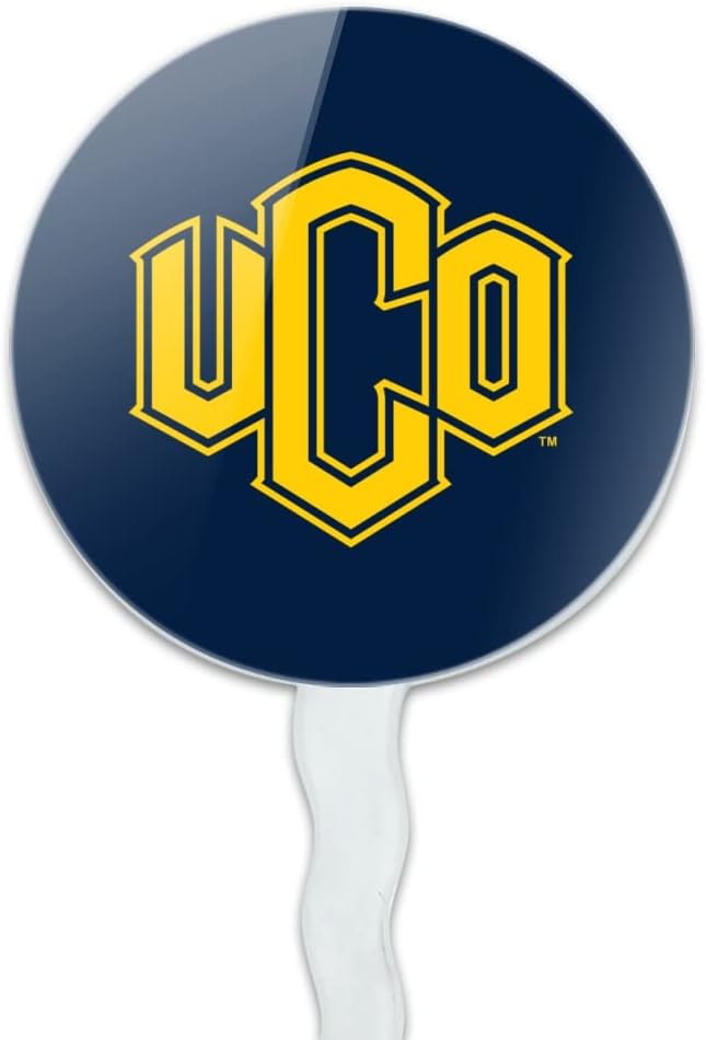 Central Oklahoma Primary Logo Cupcake Picks Toppers Decoration Set of 6