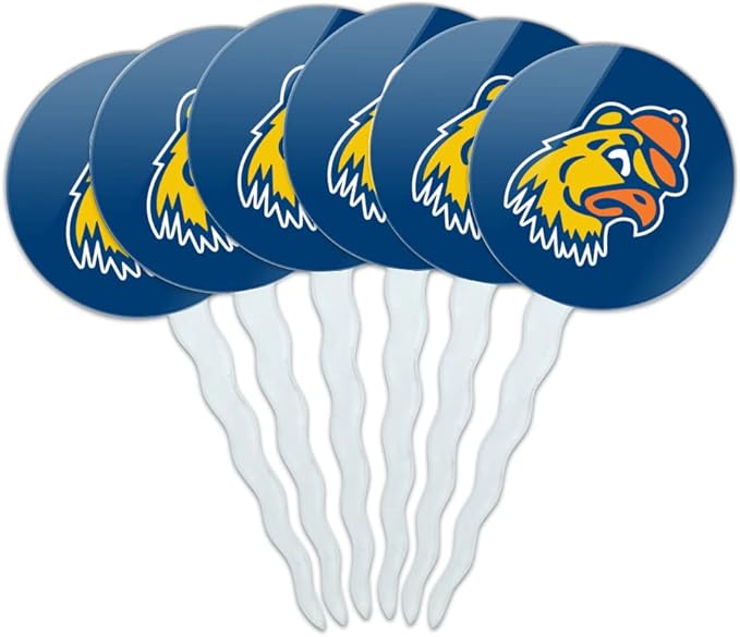 Trinity College Primary Logo Cupcake Picks Toppers Decoration Set of 6