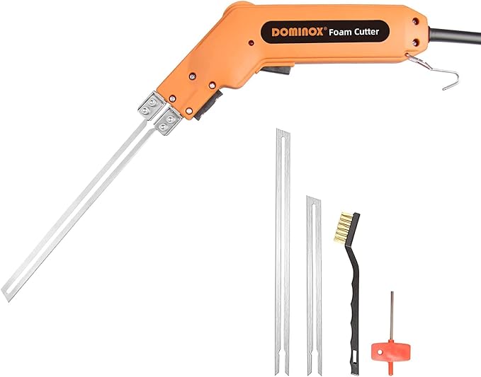Hot Knife Foam Cutter, Styrofoam Cutter with Accessories, Professional Foam Cutting Tool for EPP, EPS, XPS, EVA, EPE, PU, KT Board, Sponge, Nylon